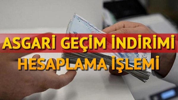 Asgari geçim indirimini hesapla